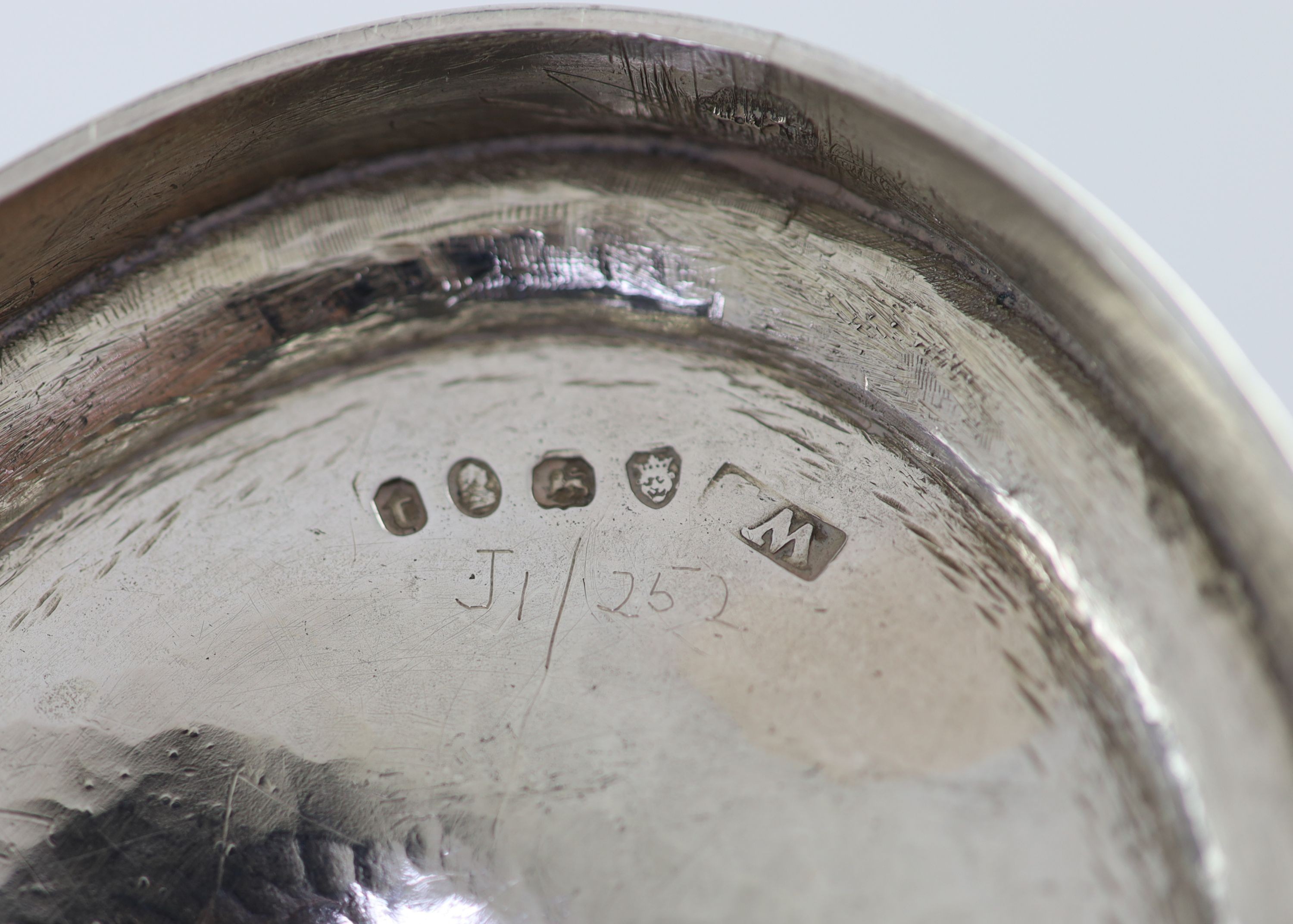 A George III silver hot water ewer, William Sumner I?